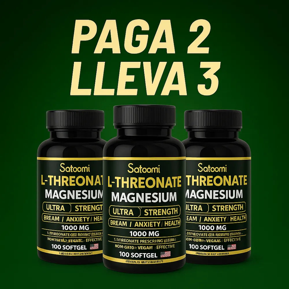 L-Treonato Premium – Claridad Mental y Sueño Profundo 😴