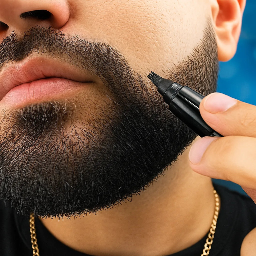 Beard Pen - Delineador Para Barba 2x1