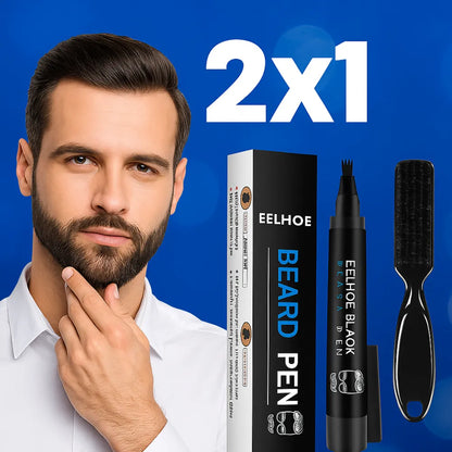 Beard Pen - Delineador Para Barba 2x1