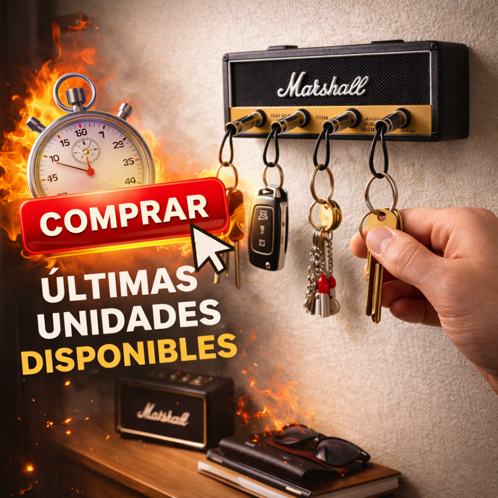 Porta Llaves Marshall Amplificador