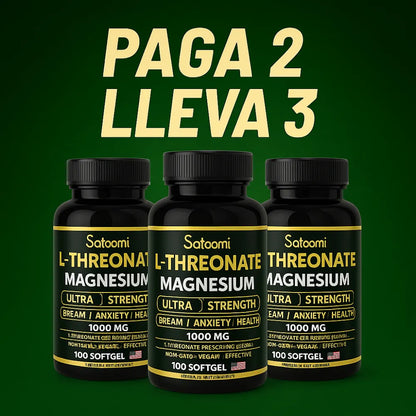 L-Treonato Premium – Claridad Mental y Sueño Profundo 😴