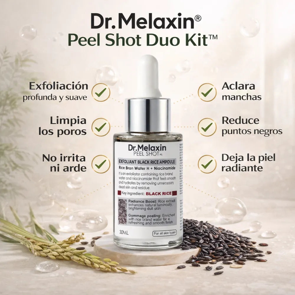 Dr. Melaxin® Peel Shot ™ | Limpia poros sin ardor